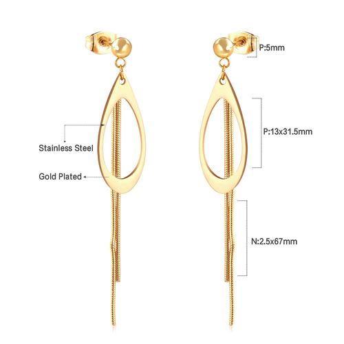 Luxsteel-Boucles D'oreilles Pendantes À Long Pompon Pour Femme, Coeur Noir Tendance, Breloque D'amour, Piercing D'oreille En Acier Inoxydable, Bijoux Cadeaux, 2023