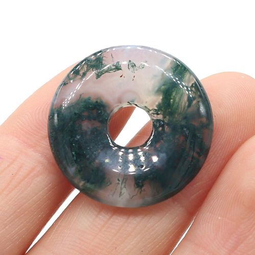 Perle En Pierre Naturelle, Grand Trou, Quartz Rose, Cristal D'agate, Pour La Fabrication De Bijoux, Collier, Bracelet, Artisanat Fait À La Main, 25x25mm