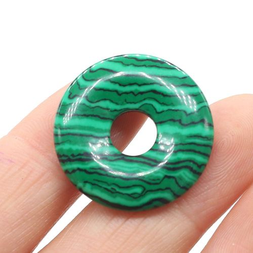 Perle En Pierre Naturelle, Grand Trou, Quartz Rose, Cristal D'agate, Pour La Fabrication De Bijoux, Collier, Bracelet, Artisanat Fait À La Main, 25x25mm