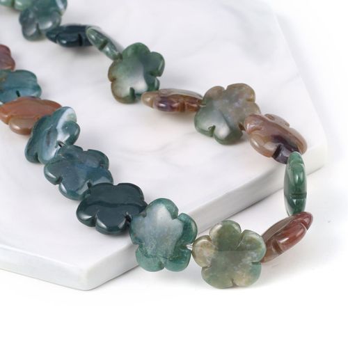 Pierre Naturelle Adt Perlée Pour Femme, Perle De Fleurs, Quartz Rose Naturel, Perle De Malachite, Collier De Bijoux De Bricolage, Exécutif