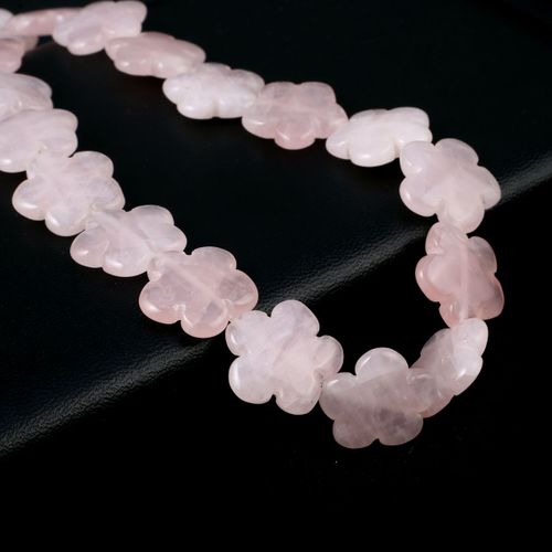Pierre Naturelle Adt Perlée Pour Femme, Perle De Fleurs, Quartz Rose Naturel, Perle De Malachite, Collier De Bijoux De Bricolage, Exécutif