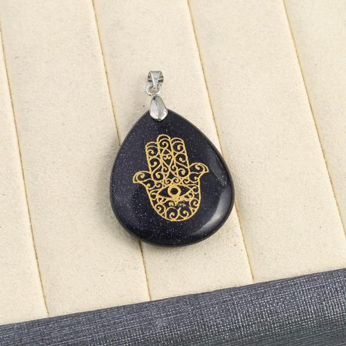 Pendentif En Pierre Naturelle Motif Bergamote, Breloques Sept Chakras, Collier Reiki, Boucles D'oreilles, Accessoires Bijoux De Direction, 32x25mm