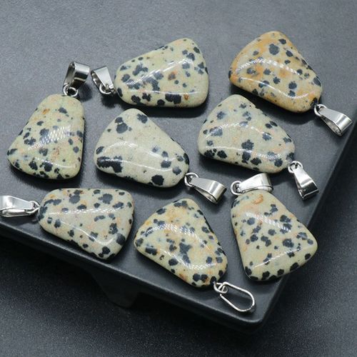 Pendentif Trapézoïdal En Pierre Naturelle, Sodalite, Pierre De Cygne Doré, Agate, Pour La Fabrication De Bijoux, Boucle D'oreille, 20x17x6m, 1 Pièce