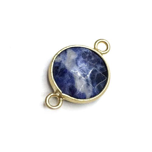 Connecteur De Pierre Ronde En Cristal Naturel, 14mm, Agate, Quartz, Image, Artisanat, Collier, Bracelet, Accessoires, Fabrication De Cadeaux