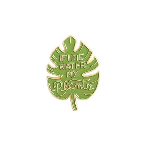 Broche En Émail Cantique Mignonne, Plante Verte En Pot, Dessin Animé, Pomme, Élan, Plante, Économie D'eau, Badge En Métal, Accessoires De Bijoux, Épinglettes