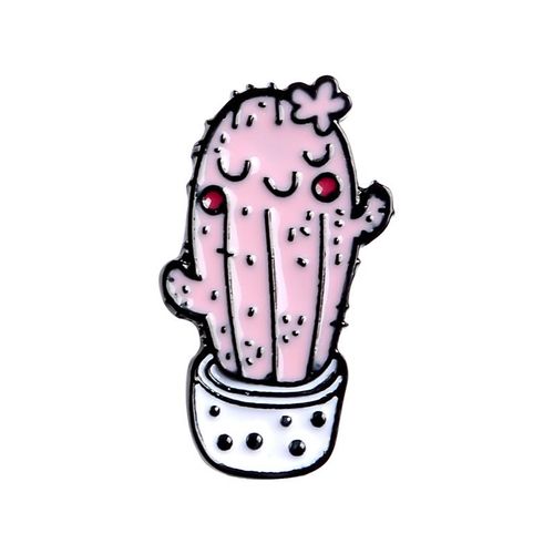 Broche En Émail Cantique Mignonne, Plante Verte En Pot, Dessin Animé, Pomme, Élan, Plante, Économie D'eau, Badge En Métal, Accessoires De Bijoux, Épinglettes