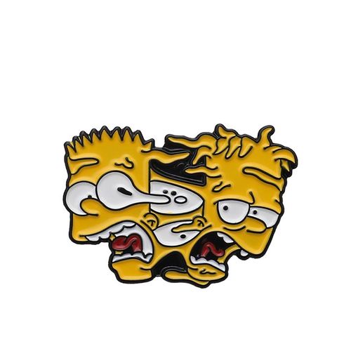 Broche Drôle De Bière Pour Hommes, Étoile Masculine, Chasseur De Planche À Roulettes, Sirène, Yeux Déformés, Rose Mat, Fesses Nues, Poisson Antarctique Long, Épingle Punk, Bijoux À La Mode