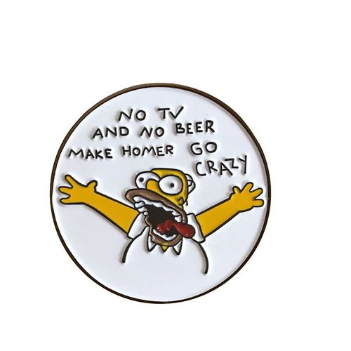 Broche Drôle De Bière Pour Hommes, Étoile Masculine, Chasseur De Planche À Roulettes, Sirène, Yeux Déformés, Rose Mat, Fesses Nues, Poisson Antarctique Long, Épingle Punk, Bijoux À La Mode