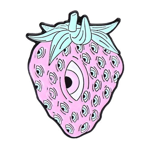Broche En Émail Coeur Rose, Insigne Démon, Tête De Mort, Pierre Tombale Drôle, Épinglettes Punk, Cadeau De Bijoux, Salle Plus Lente, Goth, Sorcière, Mauvais ¿Il, Pizza