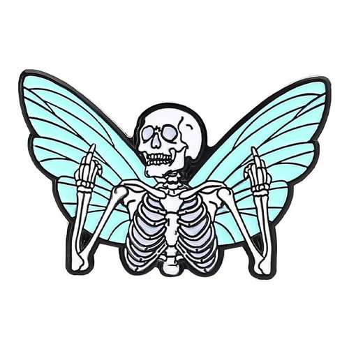 Broche En Émail Coeur Rose, Insigne Démon, Tête De Mort, Pierre Tombale Drôle, Épinglettes Punk, Cadeau De Bijoux, Salle Plus Lente, Goth, Sorcière, Mauvais ¿Il, Pizza