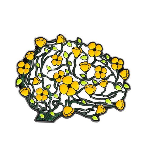 Broche En Émail Coeur Rose, Insigne Démon, Tête De Mort, Pierre Tombale Drôle, Épinglettes Punk, Cadeau De Bijoux, Salle Plus Lente, Goth, Sorcière, Mauvais ¿Il, Pizza