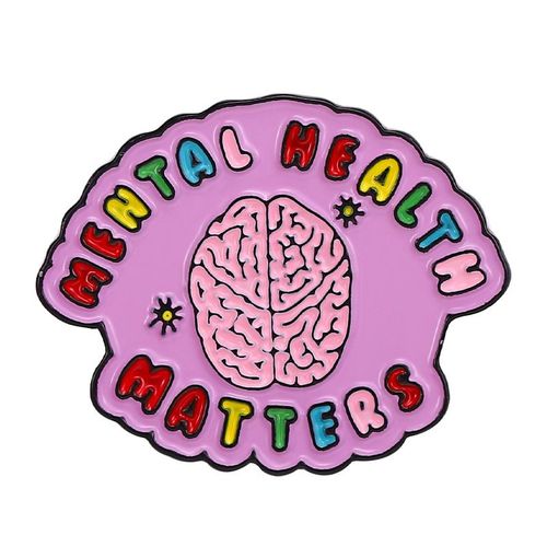 Broche En Émail Coeur Rose, Insigne Démon, Tête De Mort, Pierre Tombale Drôle, Épinglettes Punk, Cadeau De Bijoux, Salle Plus Lente, Goth, Sorcière, Mauvais ¿Il, Pizza