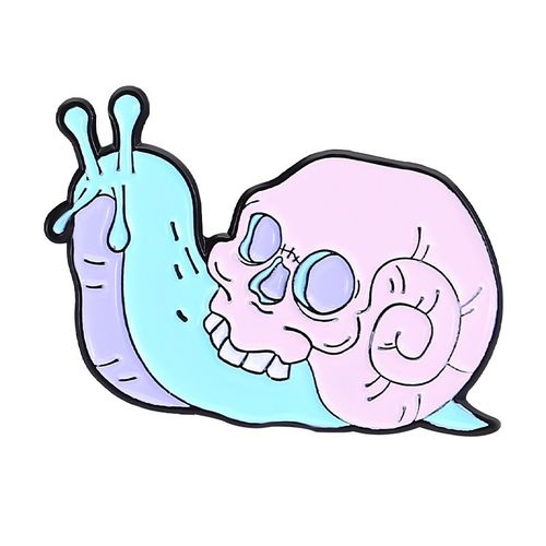 Broche En Émail Coeur Rose, Insigne Démon, Tête De Mort, Pierre Tombale Drôle, Épinglettes Punk, Cadeau De Bijoux, Salle Plus Lente, Goth, Sorcière, Mauvais ¿Il, Pizza