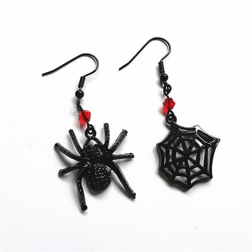 Boucles D'oreilles Gothiques Pour Femmes Et Filles, Rose, Papillon, Chat, Lune, Main De Corbeau, Pentagramme, Pendentif Croix, Sorcière Noire, Bijoux, Accessoires, Cadeaux