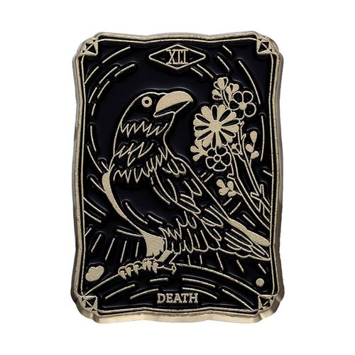 Broche De Tarot Gothique En Émail, Soleil, Croix, Lune, Épée, Corbeau, Modules De Chat Noir, Insigne En Métal, Épinglettes Punk, Accessoires De Bijoux