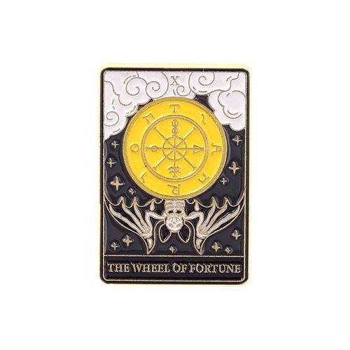 Broche De Tarot Gothique En Émail, Soleil, Croix, Lune, Épée, Corbeau, Modules De Chat Noir, Insigne En Métal, Épinglettes Punk, Accessoires De Bijoux