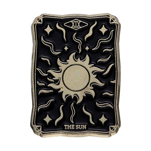 Broche De Tarot Gothique En Émail, Soleil, Croix, Lune, Épée, Corbeau, Modules De Chat Noir, Insigne En Métal, Épinglettes Punk, Accessoires De Bijoux
