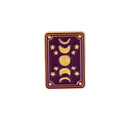 Broche De Tarot Gothique En Émail, Soleil, Croix, Lune, Épée, Corbeau, Modules De Chat Noir, Insigne En Métal, Épinglettes Punk, Accessoires De Bijoux