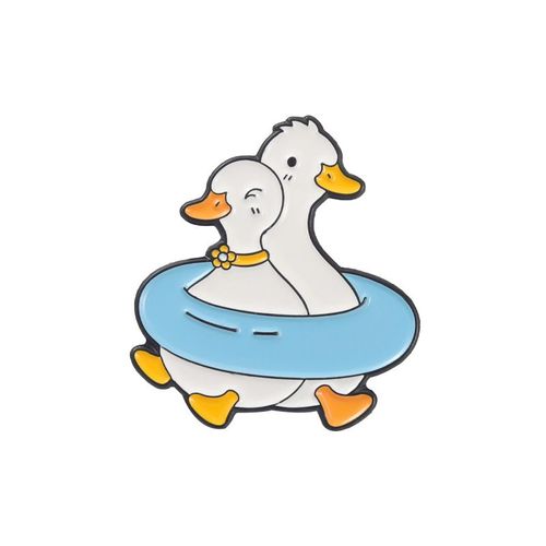 Broche En Émail De Canard Mignon, Odor, Hot-Dog, Bandana, Canard, Lapin, Stéthoscope, Trois Têtes, Badge Amusant En Métal, Costume, Épinglette, Bijoux