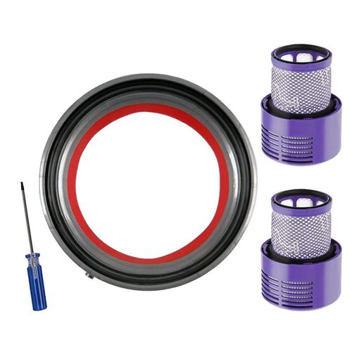 Bague d¿étanchéité fixe supérieure du bac à poussière compatible avec le remplacement du bac à poussière V10 SV12 / avec les filtres V10 SV12