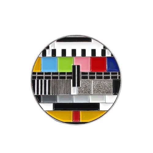 Broche En Émail D'imprimante De Dessin Animé, Insigne En Métal Mignon, Épinglettes Punk, Amour De L'appareil Photo Arc-En-Ciel, Machine À Coudre, Valise, Toilette, Cadeau De Bijoux