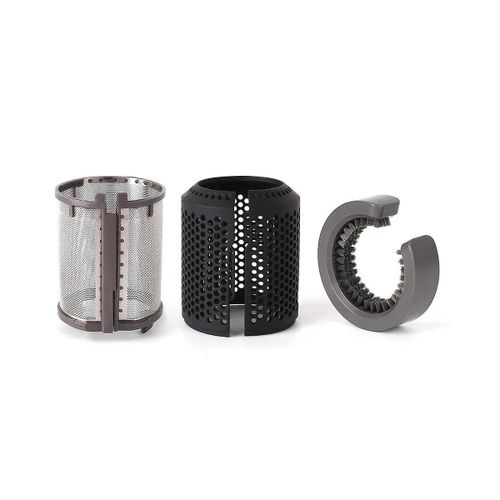 Filtre intérieur de sèche-cheveux + cage de filtre extérieure pour les modèles de sèche-cheveux HD01 HD03 HD08, avec brosse de nettoyage de filtre C