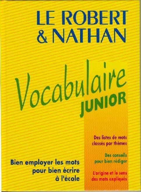 Le Robert & Nathan, Vocabulaire Junior
