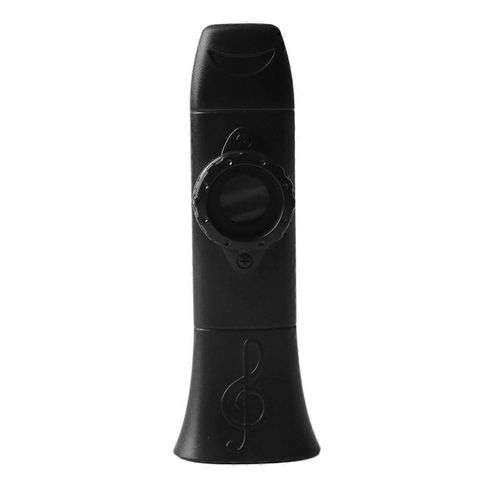 Kazoo Buse De Soufflage Remplaçable Membrane Instrument De Musique Pour Guitare, Ukulélé, Violon, Clavier De Piano Noir