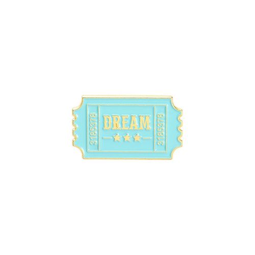 Broche Créative En Émail Pour Billet De Compagnie Aérienne, Boutique De Magie, Timbre De Club Solitaire, Danemark Ge En Goutte D'huile, Bijoux Punk D'art, Épinglettes, Cadeau