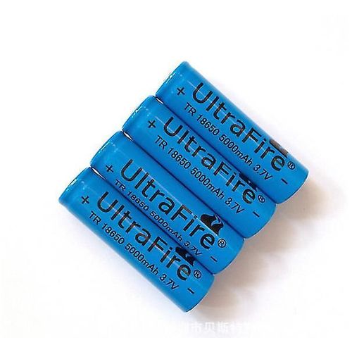 Quatre 18650 batterie rechargeable 3.7v5000mah haute capacité petit ventilateur phare lampe de poche batterie