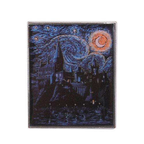 Broche Créative En Émail Pour Billet De Compagnie Aérienne, Boutique De Magie, Timbre De Club Solitaire, Danemark Ge En Goutte D'huile, Bijoux Punk D'art, Épinglettes, Cadeau