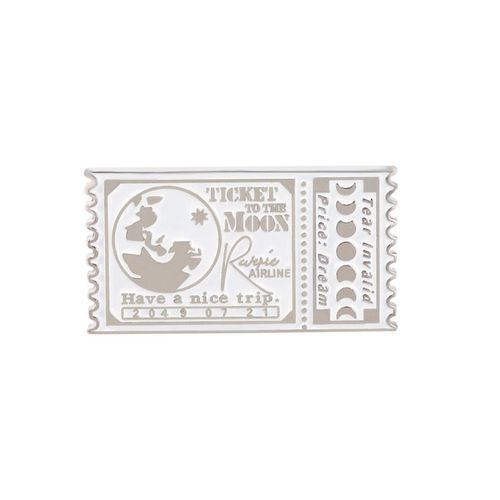Broche Créative En Émail Pour Billet De Compagnie Aérienne, Boutique De Magie, Timbre De Club Solitaire, Danemark Ge En Goutte D'huile, Bijoux Punk D'art, Épinglettes, Cadeau