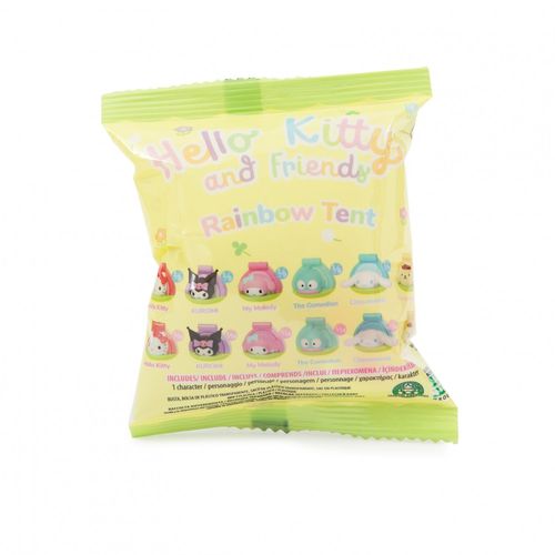 Hello Kitty Hello Kitty - Personnage De 4 Cm - Asst - Série : Rainbow Tent (Tente Lumineuse)