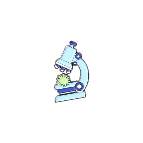 Broche En Émail D'art Scientifique Créatif, Tube À Essai, Microscope À Adn, Formule Chimique, Badge En Métal, Épinglettes Punk, Cadeau De Bijoux Chimiques