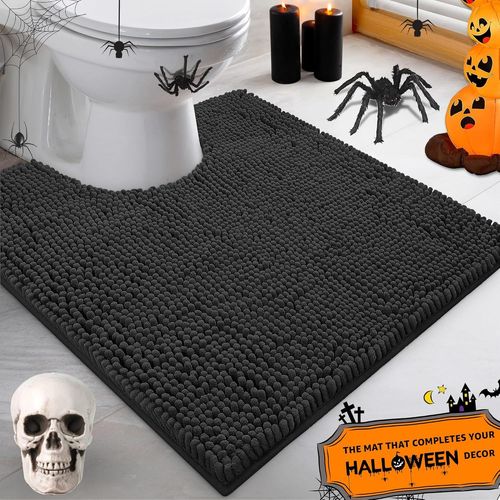 Tapis De Bain-Tapis De Salle De Bain Douche En Peluche Extra-Doux, Mat¿¿Riau En Microfibre Chenille 1 ``, Tapis De Bain Shaggy Super Absorbant |Vert|20 X 30