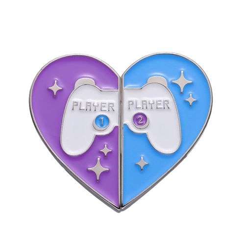 Broche En Émail Rond Classique, Équation De Soleil Rose, Léopard Café Canard Terre, Console De Jeu, Pilote, Badge En Métal Mignon, Épinglettes, Cadeau De Bijoux