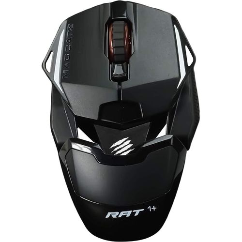 Madcatz R.A.T. 1+ Souris Gaming Ultra L¿¿g¿¿re (60G) - Capteur Optique Paw3205, 2000 Ppp, Repose-Poignet R¿¿glable, Patins En Ptfe, Ergonomique - Noire