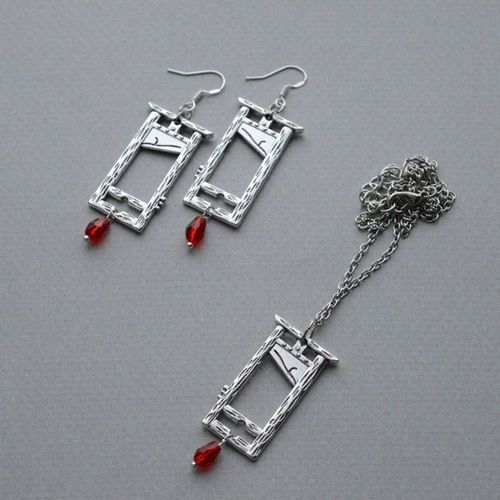 Boucles D'oreilles Gothiques En Forme De Rose Pour Femmes Et Filles, Bijoux, Pendentif, Vintage, Mode Païenne, Sorcière, Accessoires, 2022