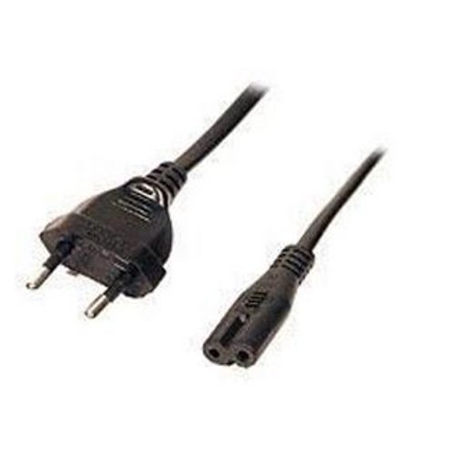 Cable alimentation bipolaire 170 cm noir