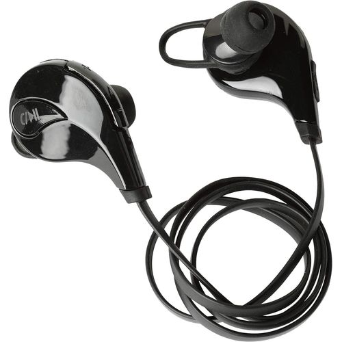 Ecouteurs Bluetooth Sport Pour Xiaomi Mi 9T Smartphone Sans Fil Bouton Son Kit Main Libre Intra-Auriculaire Universel (Noir)