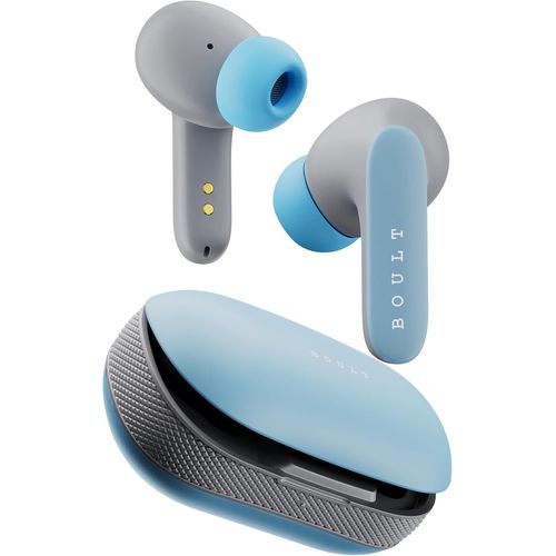 Audio Z20 Pro ¿¿couteurs Bluetooth Sans Fil Avec 60 Heures De Lecture, 4 Micros Clairs, Faible Latence De 45 Ms, Pilotes De Basses Riches, Commandes Tactiles, ¿¿couteurs Bluetooth Ipx5 Tws (Bleu
