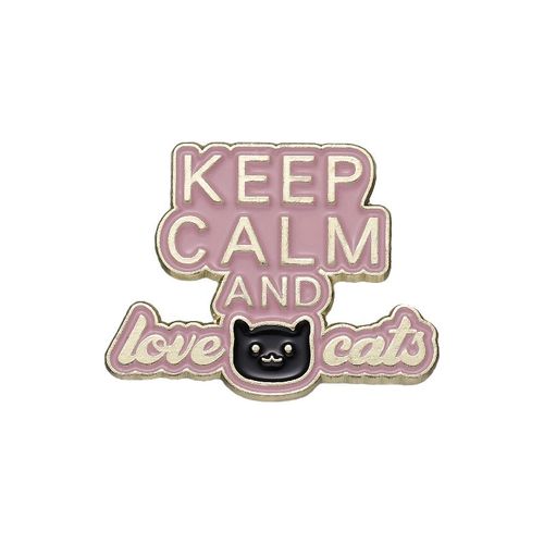 Broche En Émail Chat Noir Mignon, Poignard, Couronne De Chat, Plante, Rose, Livre, Café, Sac De Poisson, Insigne Animal Créatif, Épinglette En Métal, Bijoux