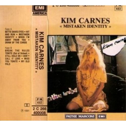 Kim Carnes - Mistaken Identity - Cassette Audio