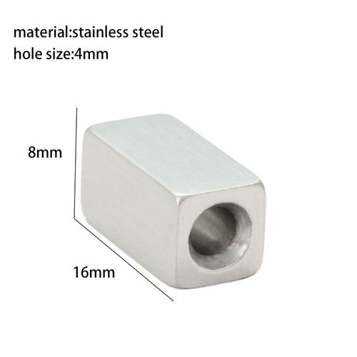 Perles De Logo Personnalisées Pour Bijoux, Acier Inoxydable, Grand Trou, Document Doré, Perles Noires, Bricolage, Bracelet De La Présidence, Vente En Gros Mitice