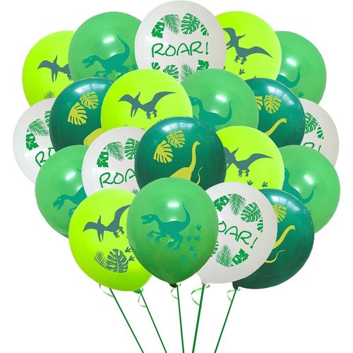 Ballon Dinausore,12 ""Dinosaurs Ballons En Latex,32Pcs Ballons Dinosaures En Latex,Dinosaure Latex Ballons,Pour Dinosaur Party Supplies Et Dinosaur Party Decorations,F¿ºte Pr¿¿natale