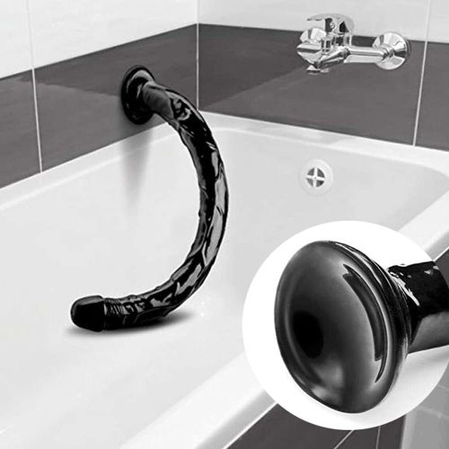 Gode R¿¿Aliste Avec Ventouse Plugs Anals Sex Toys Vagin Anal Sm, Ventouse Godemich¿¿ P¿¿Nis Dildo Pour Homme Et Femme 42cm Noir