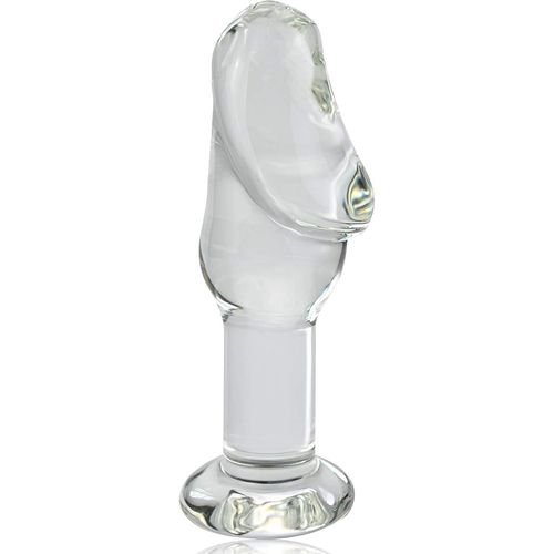 Gode Anal En Verre Vagin Gode Jouet Sexuel Pour Femmes Hommes Couple, Plug Anal Gode En Verre Stimulateur De Masturbation Sexuelle (L)