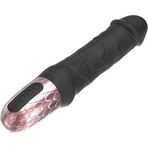 Vibromasseur Classique En Silicone Silencieux Et Puissant Pour Point G Pour Son Clitoris 10 Modes De Vibration Gode Plug Anal Stimulateur De Prostate Jouet Sexuel ¿¿Rotique Pour Femmes Couples-Noir