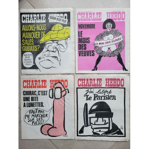 Charlie Hebdo 1976 Numéros 314 315 316 Et 317
