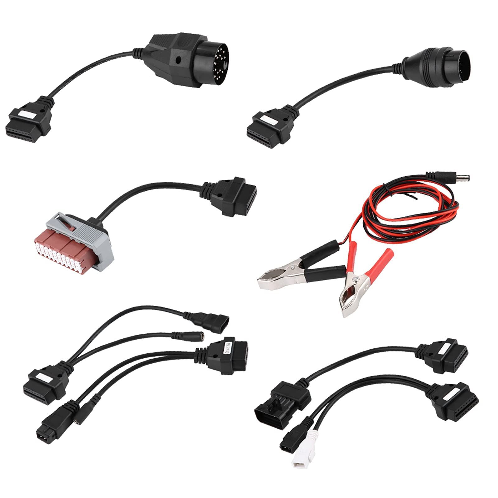 8 PièCes CâBles De Diagnostic De Voiture, Adaptateur De CâBles D'outil De Diagnostic De Voiture Interface 2 Pour Delphi Ds150e